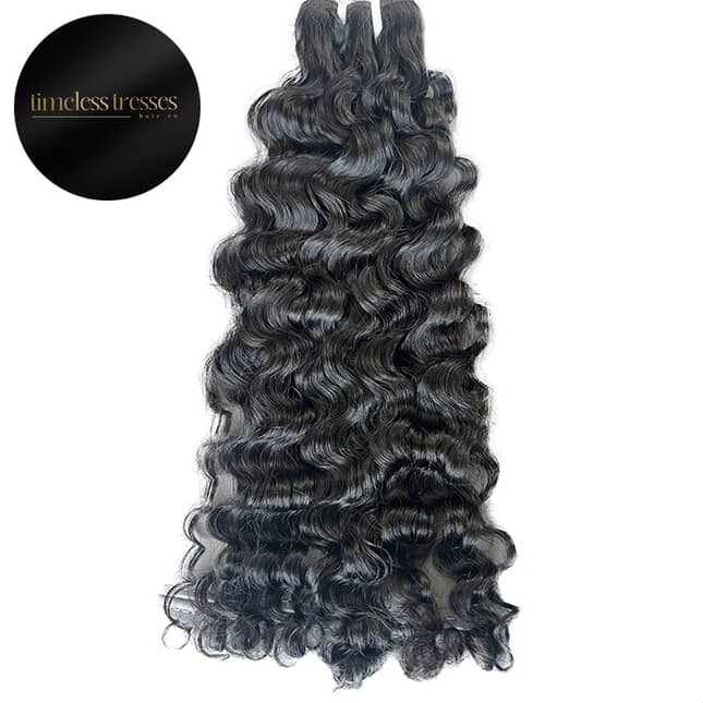 Raw Burmese Curly Bundles